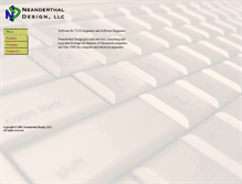 Tablet Screenshot of neander.com